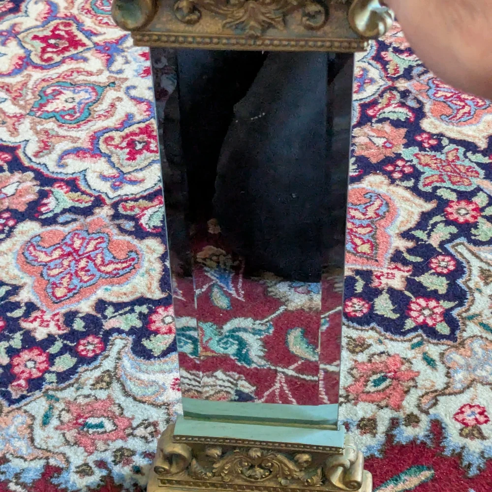 Vintage-Inspired Gold Wall Mirror